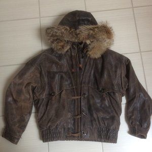 Men's leather jacket